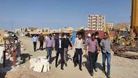 بازدید معاون نظارت، اجرا و ارزشیابی دفتر منابع فیزیکی و امور عمرانی وزارت بهداشت از دو ابر پروژه سوختگی و سرطان